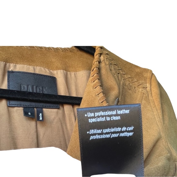 Paige Tiana Suede Cropped Jacket - Picture 6 of 10